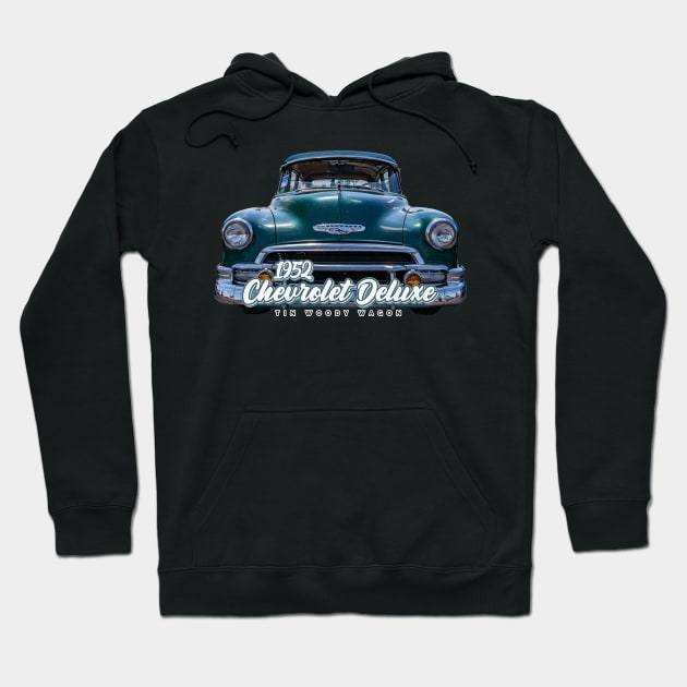 1952 Chevrolet Deluxe Tin Woody Wagon Hoodie by Gestalt Imagery